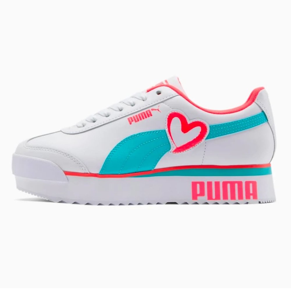 💟 PUMA ROMA AMOR HEART WOMEN'S PLATFORM SNEAKER